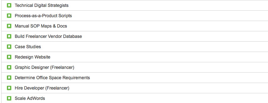 Project Ticket in JIRA Backlog